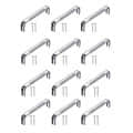 Stainless Steel Chrome Finish Oval D Drawer/Cabinet Handles (4 Inch) - front_view