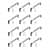 Stainless Steel Chrome Finish Oval D Drawer/Cabinet Handles (4 Inch) - front_view
