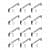 Stainless Steel Chrome Finish Oval D Drawer/Cabinet Handles (4 Inch) - rear_view