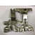 Hepo (4 Hole) Auto Closing Clip on Soft Close Hinge - top_view