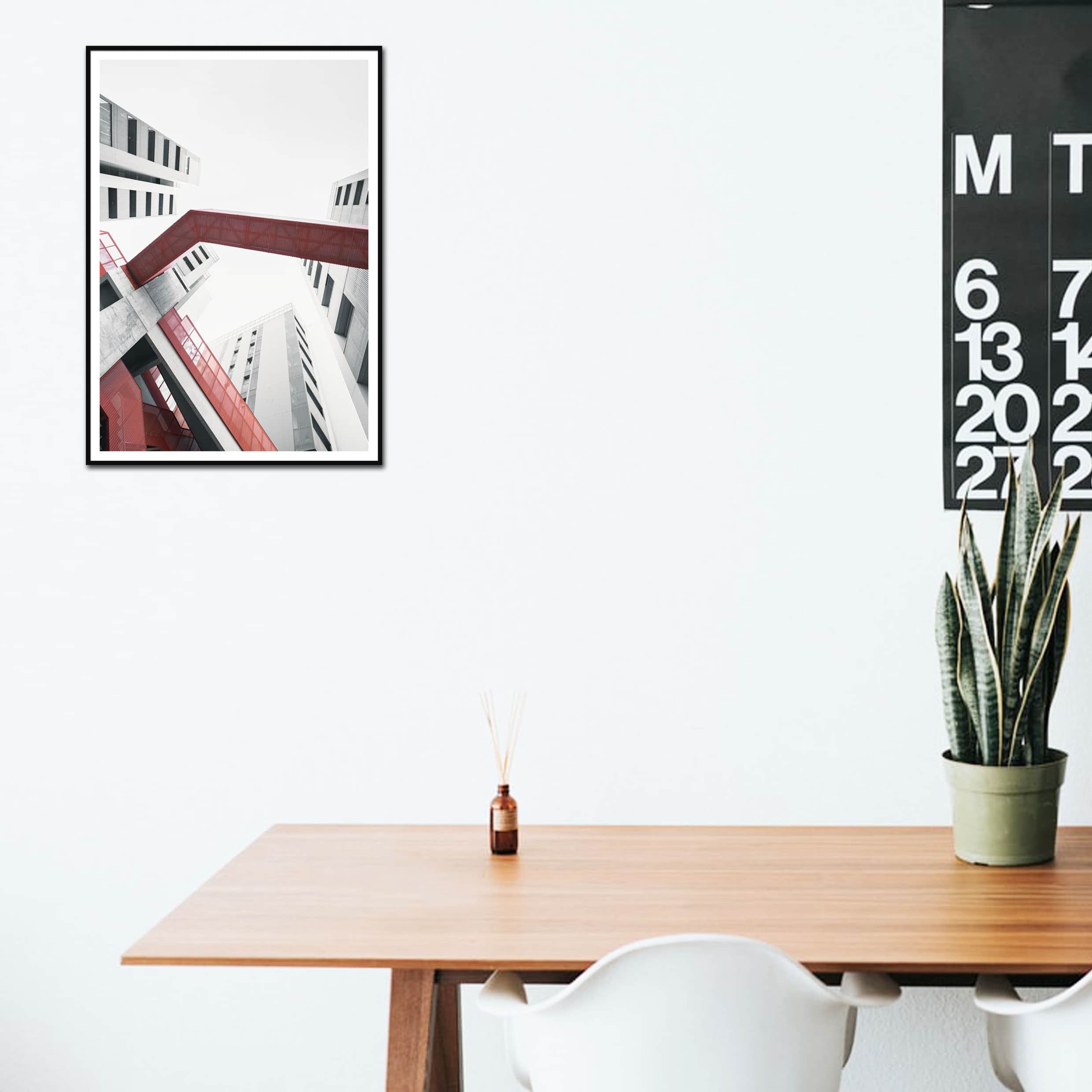 Corporate Hub Wall Poster Wall Frame - front_view