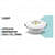 2-Watt LED Round Spot Light ( BLUE ) - top_view