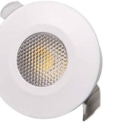 2-Watt LED Round Spot Light ( BLUE ) - bottom_view