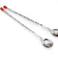 Bar Spoon With Red Knob - front_view