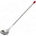 Bar Spoon With Red Knob - top_view