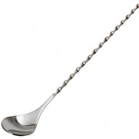 Bar Spoon With Red Knob - left_view