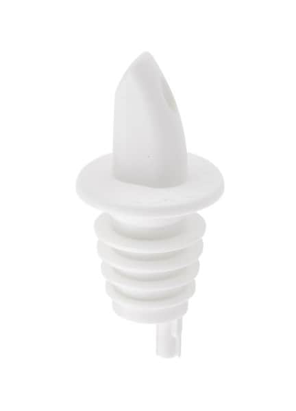 Free Flow Plastic Pourer (White) - top_view