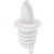 Free Flow Plastic Pourer (White) - top_view
