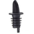 Free Flow Plastic  Pourer (Black) - top_view