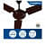 Crompton Neo Breeze 1200 mm (48 inch) Ceiling Fan (Brown) - right_view