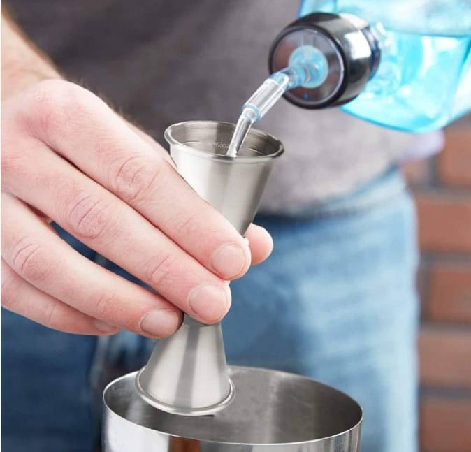 Stainless Steel Peg Measurer 30 & 60 ML