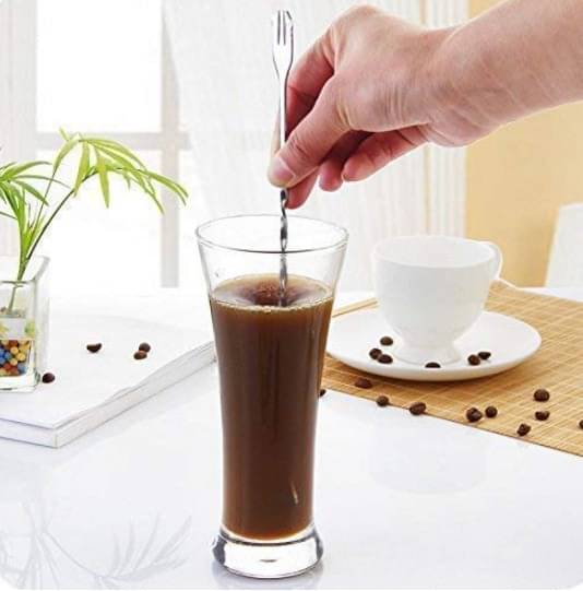 Bar Spoon With Red Knob