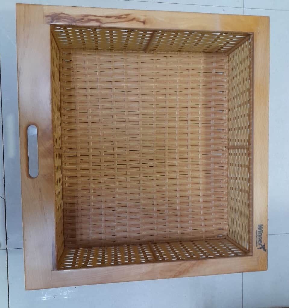 Pvc Wicker Basket - front_view