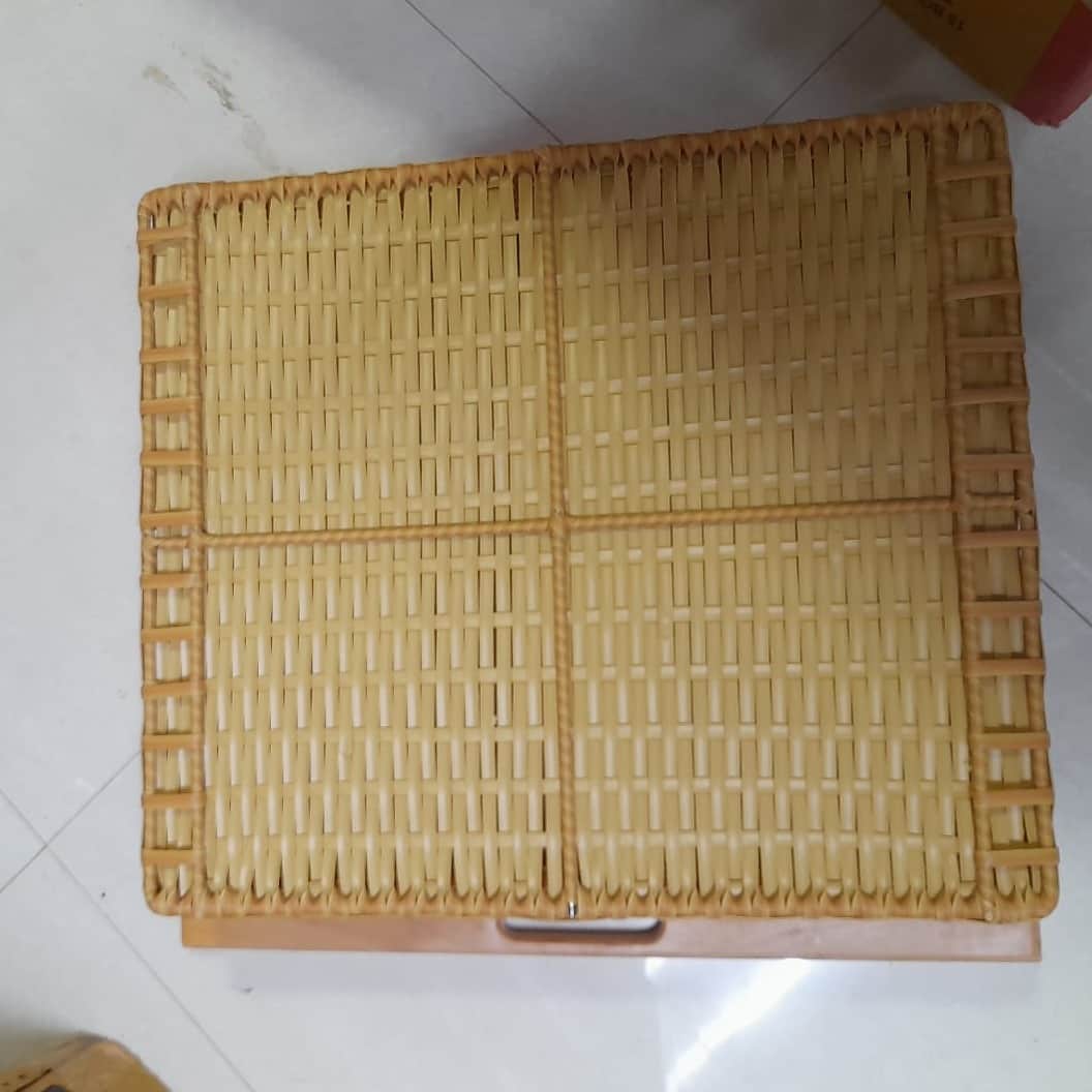 Pvc Wicker Basket - rear_view