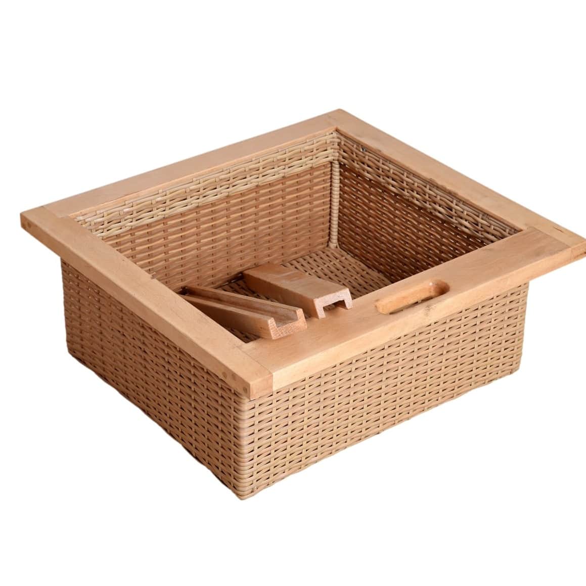 PVC Wicker Basket - top_view