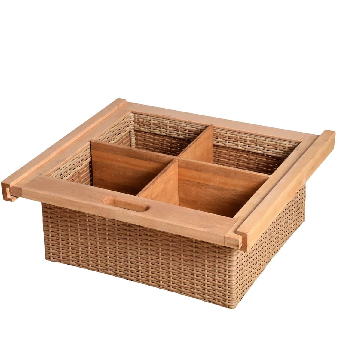 PVC Wicker Basket - rear_view