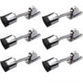 Silver Finish Aluminium Door Stopper 5" (Set of 6) - photo