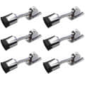Silver Finish Aluminium Door Stopper 5" (Set of 6) - rear_view