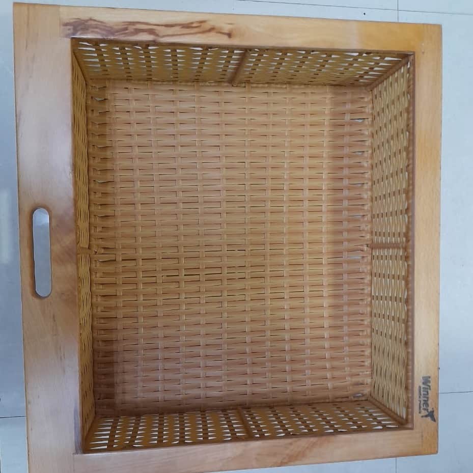 PVC Wicker Basket - top_view