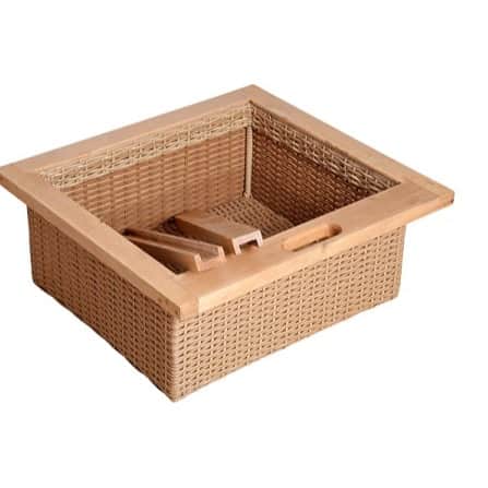 PVC Wicker Basket - rear_view