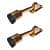 Fancy Aluminium Door Stopper 5" (Set of 2) - left_view