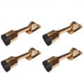 Copper Finish Door Stopper 5"  (Set of 4) - front_view