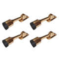 Copper Finish Door Stopper 5"  (Set of 4) - top_view