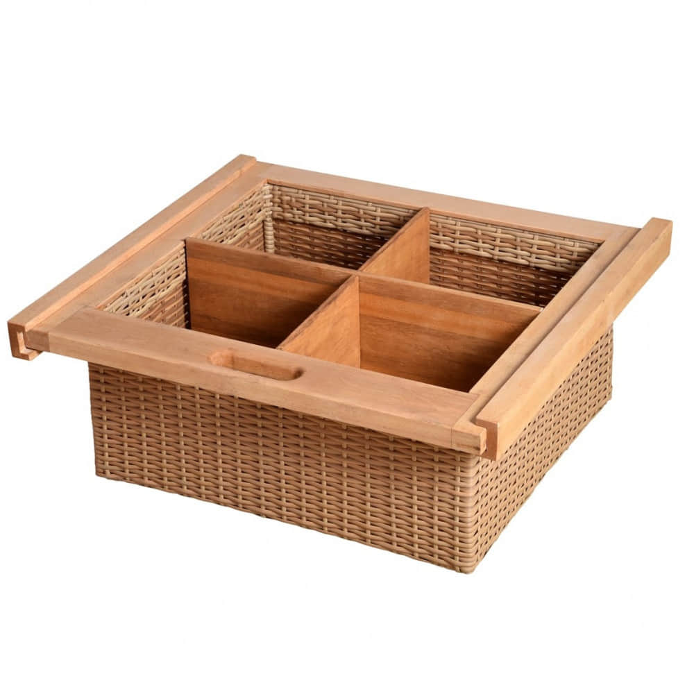 PVC Wicker Basket - photo