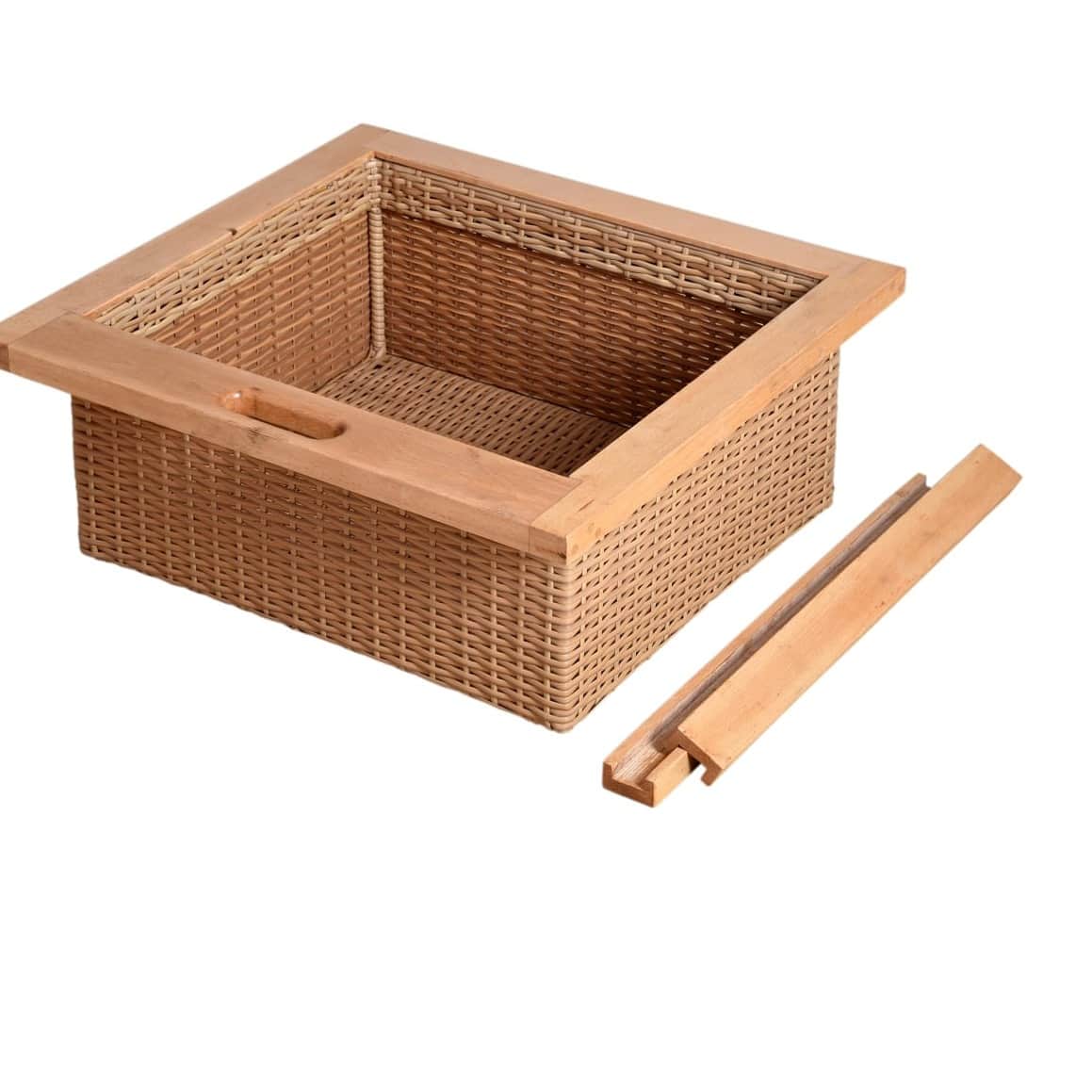 PVC Wicker Basket - left_view