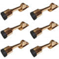 Fancy Aluminium Door Stopper 5" (Set of 6) - rear_view