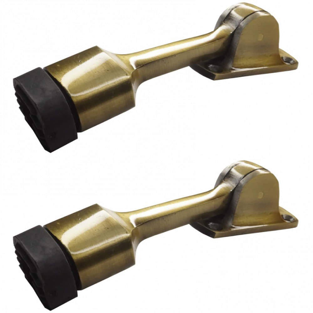 Antique Finish Aluminium Door Stopper 5" (Set of 2 ) - photo