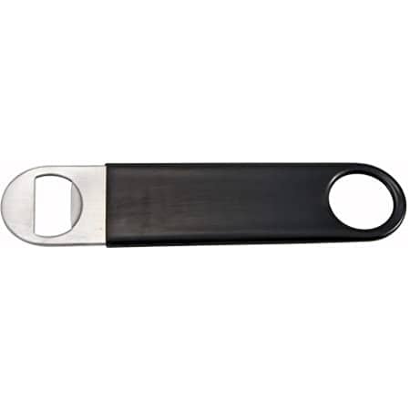 Vinyl Coated Bottle Opener- Black