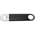 Vinyl Coated Bottle Opener- Black - photo