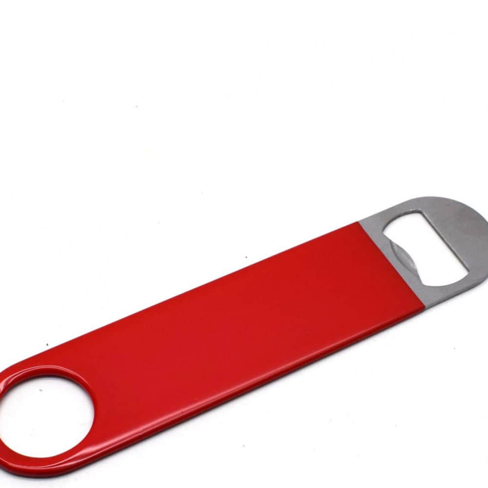 Vinyl Coated Bottle Opener - Red - photo