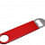 Vinyl Coated Bottle Opener - Red - photo