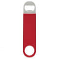 Vinyl Coated Bottle Opener - Red - front_view