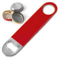 Vinyl Coated Bottle Opener - Red - rear_view