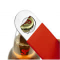 Vinyl Coated Bottle Opener - Red - left_view