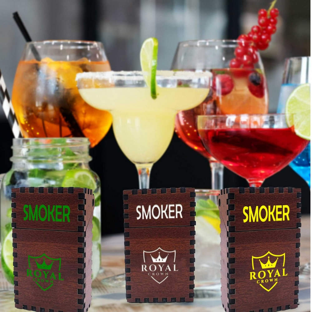 Engraved Cigarette Storage Box - photo