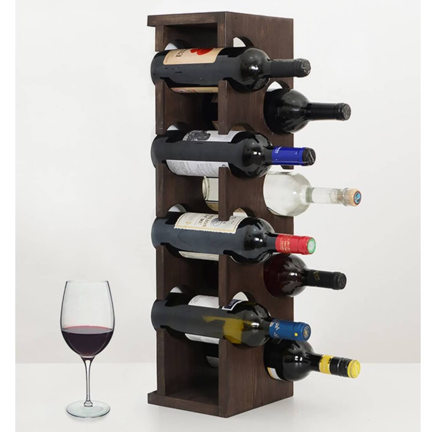 Wooden Tabletop Wine Rack