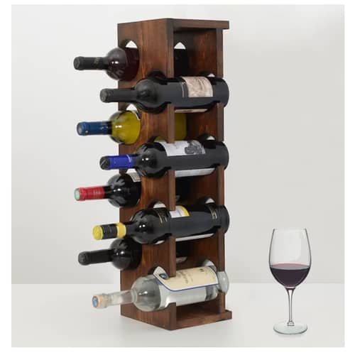 Wooden Tabletop Wine Rack