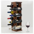 Wooden Tabletop Wine Rack - left_view
