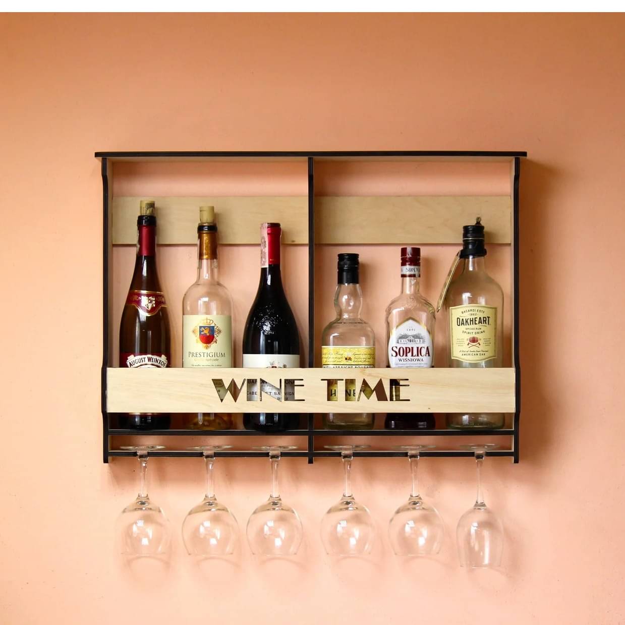 Modern Wall Mounted Wine Rack