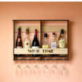 Modern Wall Mounted Wine Rack - front_view