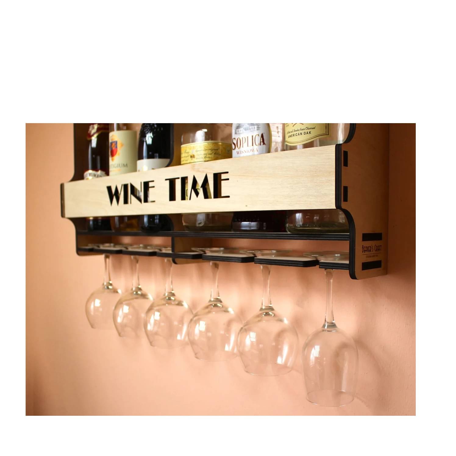 Modern Wall Mounted Wine Rack