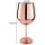 Copper Finish Stemmed Wine Glasses (Set of 2) - left_view