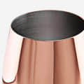 Copper Finish Stemmed Wine Glasses (Set of 4) - rear_view