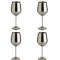 Stainless Steel Goblet Glasses (Pack of 4) - photo