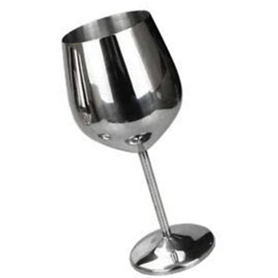 Stainless Steel Goblet Glasses (Pack of 4)