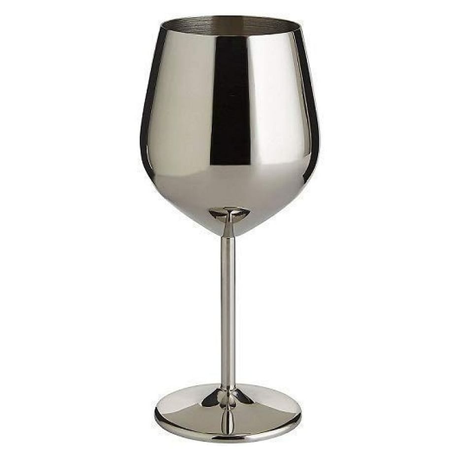 Stainless Steel Single Wine Glass